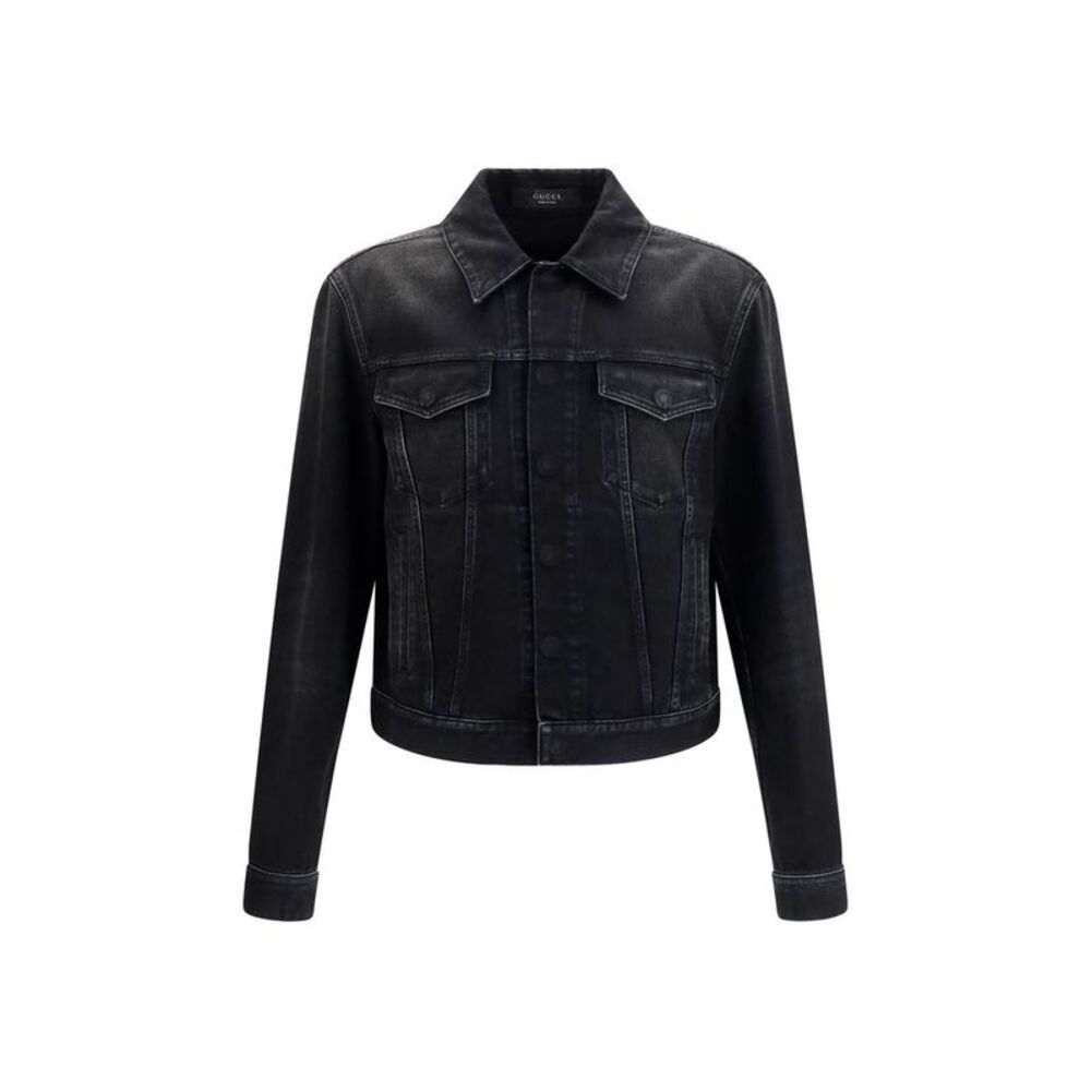 Gucci Blue Cotton Denim Men's Jacket